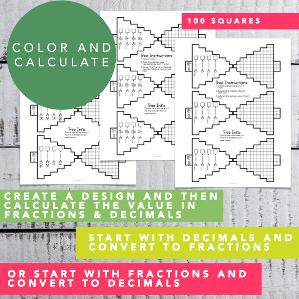 Christmas Math Activity │ Tree Paper Garland