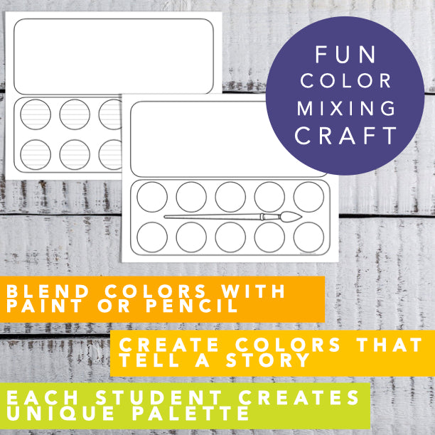 Back to School Idea │ Color Mixing Craft