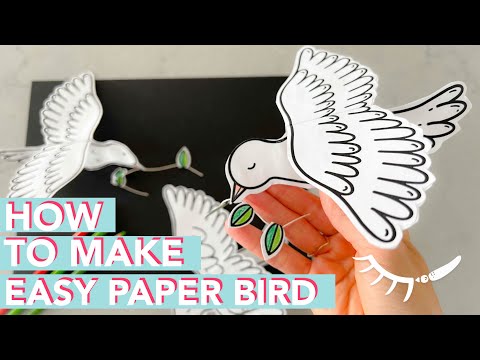 DIY origami peace dove - The Crafty Gentleman