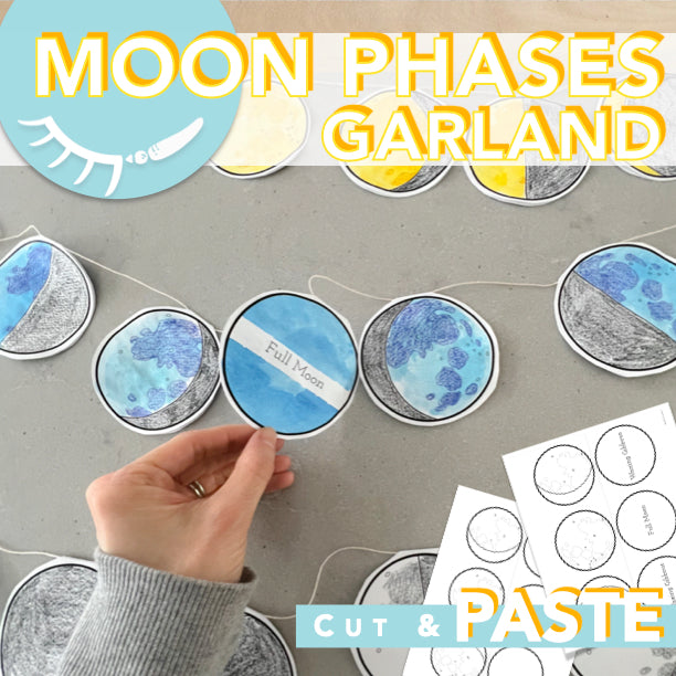 Moon Phases Craft ┃Lesson on Moon Phases