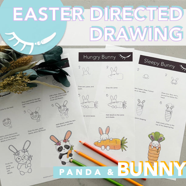 3 Easter Activities Kids │ Step by Step How to Draw a Bunny
